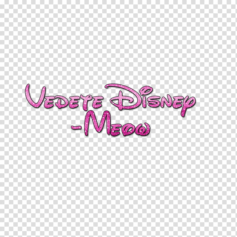 Vedete Disney Scris  transparent background PNG clipart