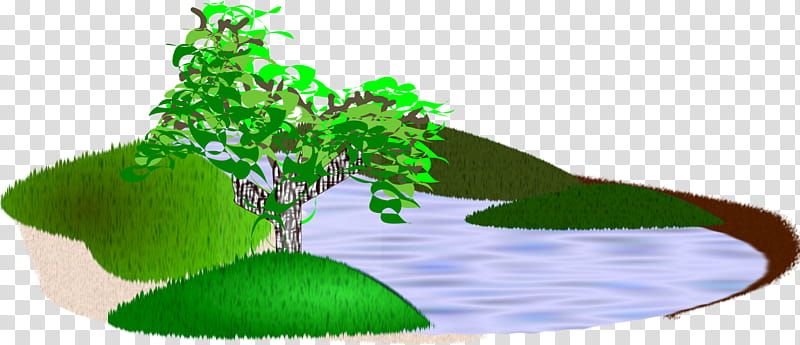 Cartoon Nature, Drawing, Theatrical Scenery, Painting, Green, Leaf, Tree, Natural Landscape transparent background PNG clipart