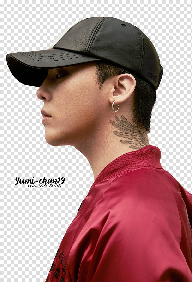 G Dragon, man wearing black baseball cap transparent background PNG clipart