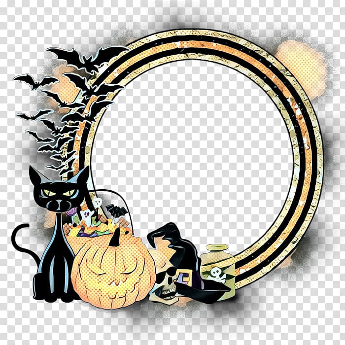 Halloween Pumpkin Art, Pop Art, Retro, Vintage, Halloween , Frames, Jackolantern, Mirror transparent background PNG clipart