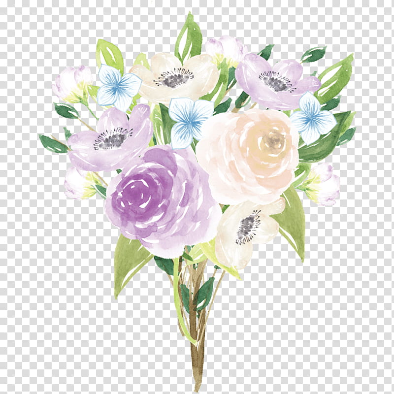 Bouquet Of Flowers Drawing, Watercolor Painting, Nosegay, Flower Bouquet, Vase, Cut Flowers, Rose Family, Lilac transparent background PNG clipart