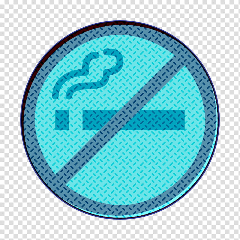 Airport icon No smoking icon Smoke icon, Aqua, Turquoise, Blue, Teal, Green, Azure, Circle transparent background PNG clipart