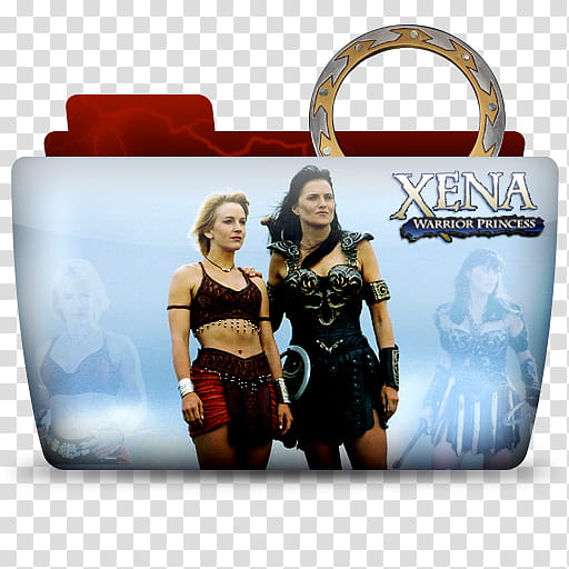 TV Folder Icons ColorFlow Set , Xena, Xena Warrior Princess poster transparent background PNG clipart