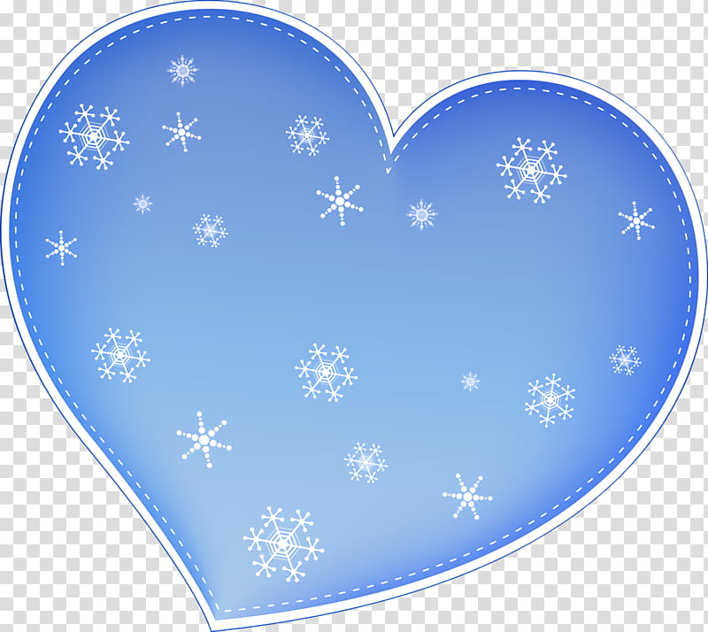 valentines day heart, Blue, Snowflake, Sky, Star, Winter transparent background PNG clipart