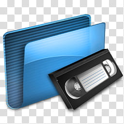 Aqueous, Folder Videos icon transparent background PNG clipart