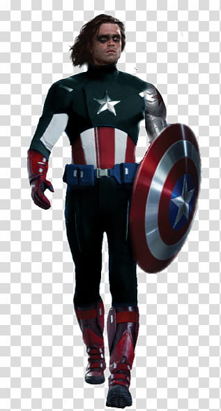 Captain America Bucky Render  transparent background PNG clipart