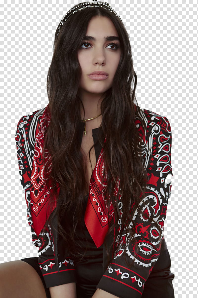 Dua Lipa ,  transparent background PNG clipart