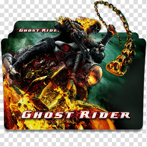 Ghost Rider  Folder Icon , Ghost Rider () V transparent background PNG clipart