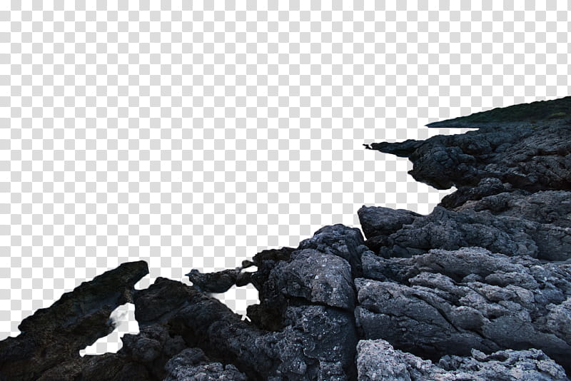 JulietteGD, gray and black rocks illustration transparent background PNG clipart