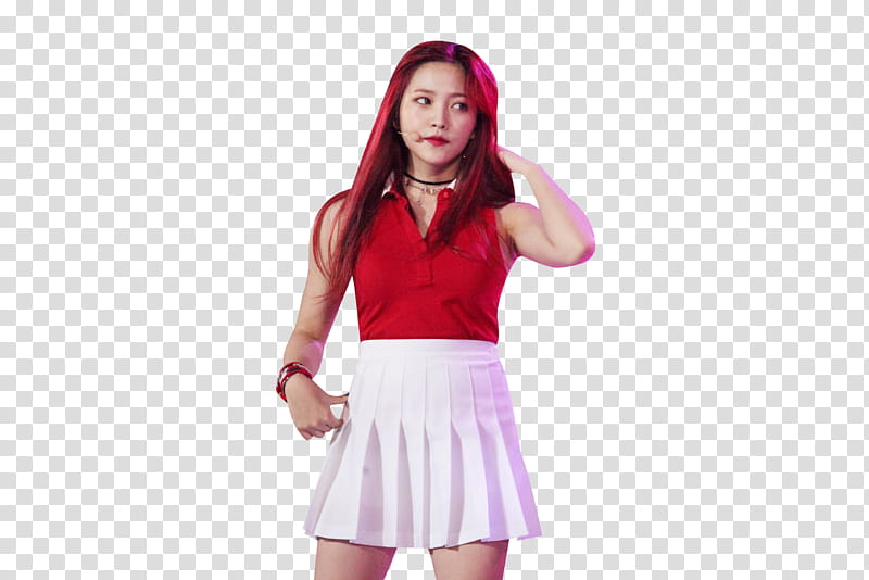 Yeri, Red Velvet Yeri in white shirt transparent background PNG clipart