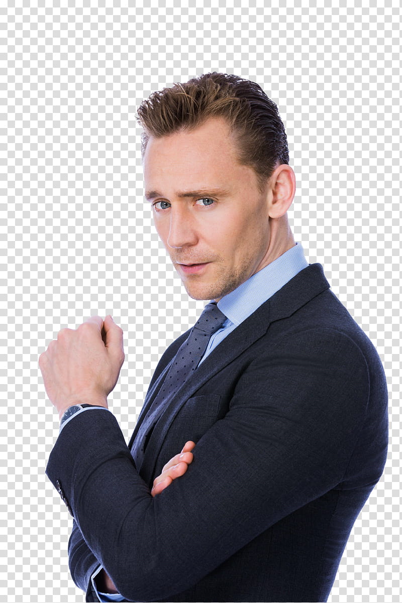 Tom Hiddleston, confident () transparent background PNG clipart