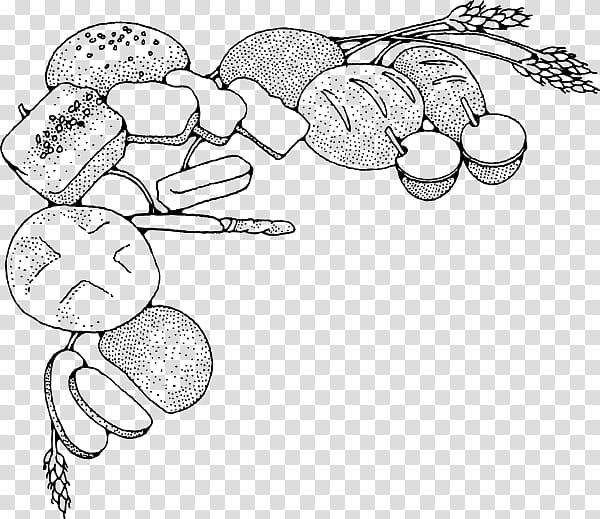 Book Drawing, Baking, Baked Goods, Line Art, Food, Blackandwhite, Coloring Book transparent background PNG clipart