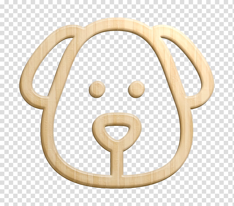 Dog icon Animals icon, Circle, Smile, Symbol, Metal transparent background PNG clipart