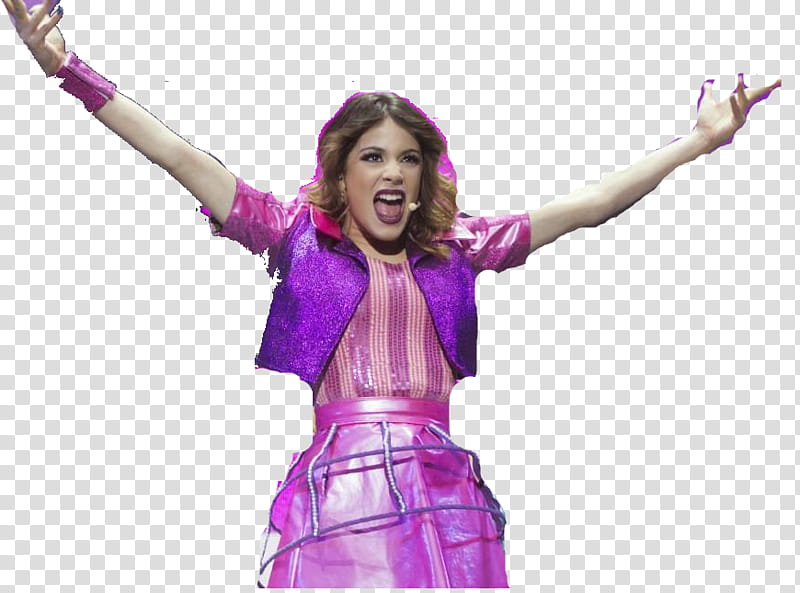 Tini Stoessel Violetta En Vivo transparent background PNG clipart