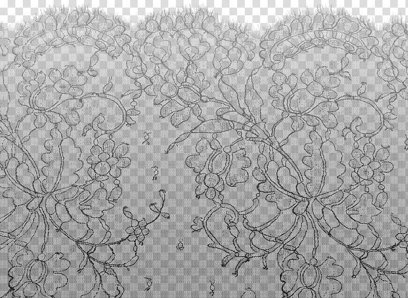 Lace Screentone , gray petaled flowers transparent background PNG clipart