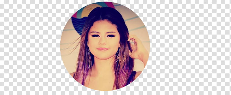 Selena Gomez Circle ,  transparent background PNG clipart