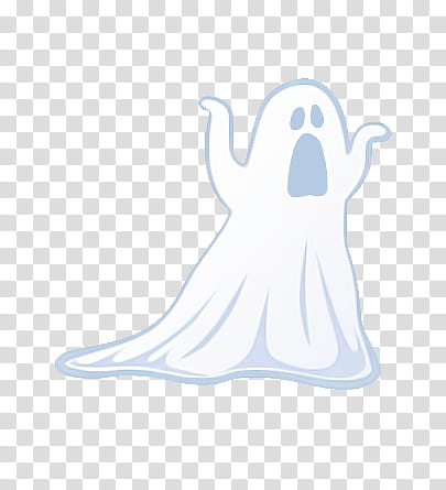 HALLOWEEN HANNAK, white ghost illustration transparent background PNG clipart