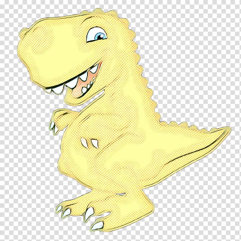 Animal, Dinosaur, Yellow, Cartoon, Jaw, Animal Figure, Animation, Drawing transparent background PNG clipart