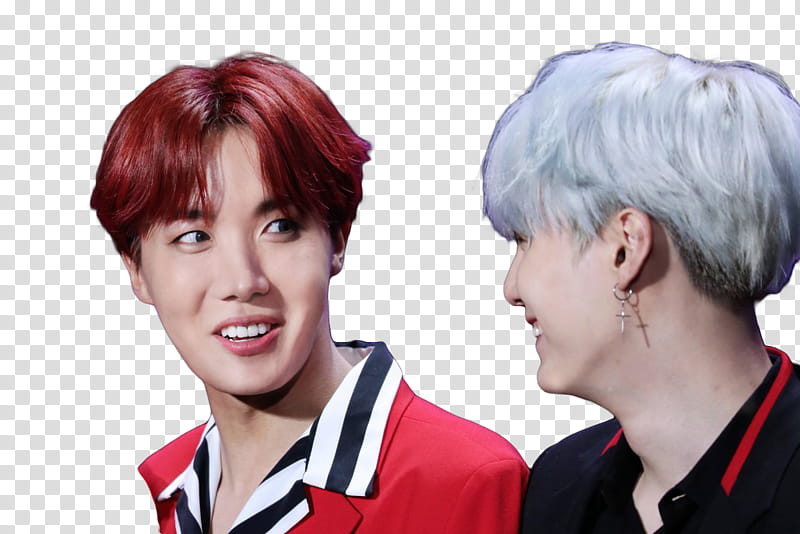 Sope BTS, two men staring at each other transparent background PNG clipart
