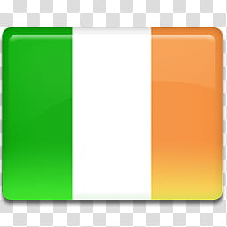 All in One Country Flag Icon, Ireland-Flag- transparent background PNG clipart