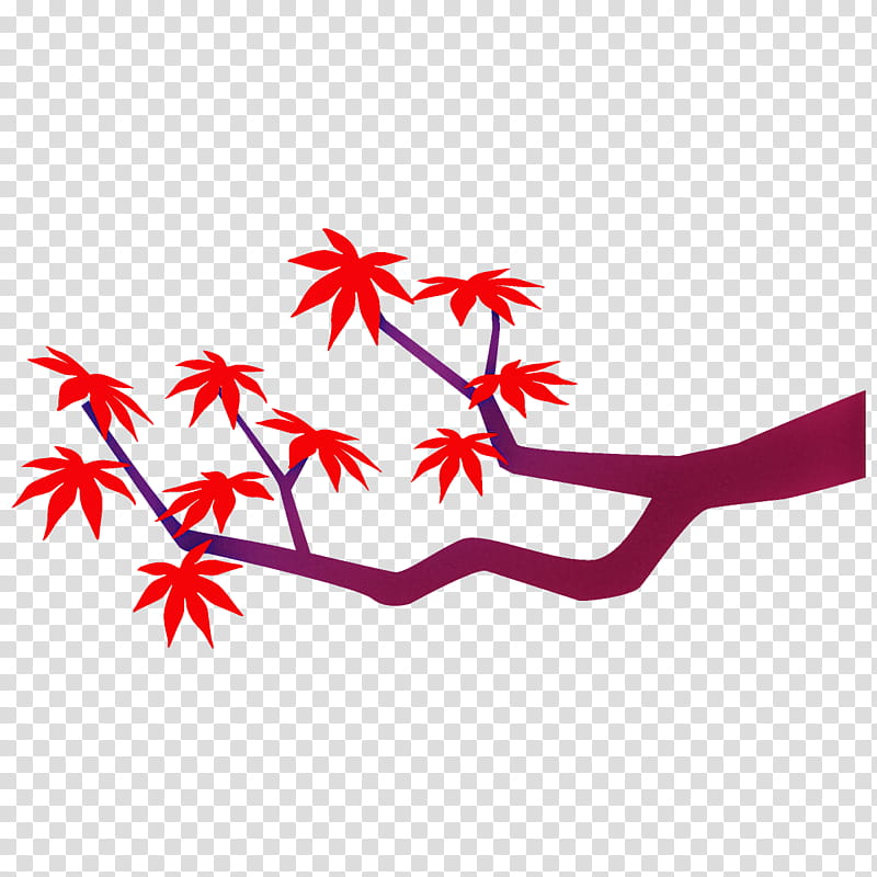 maple branch maple leaves autumn tree, Fall, Red, Leaf, Plant transparent background PNG clipart