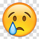 crying emoji transparent background PNG clipart