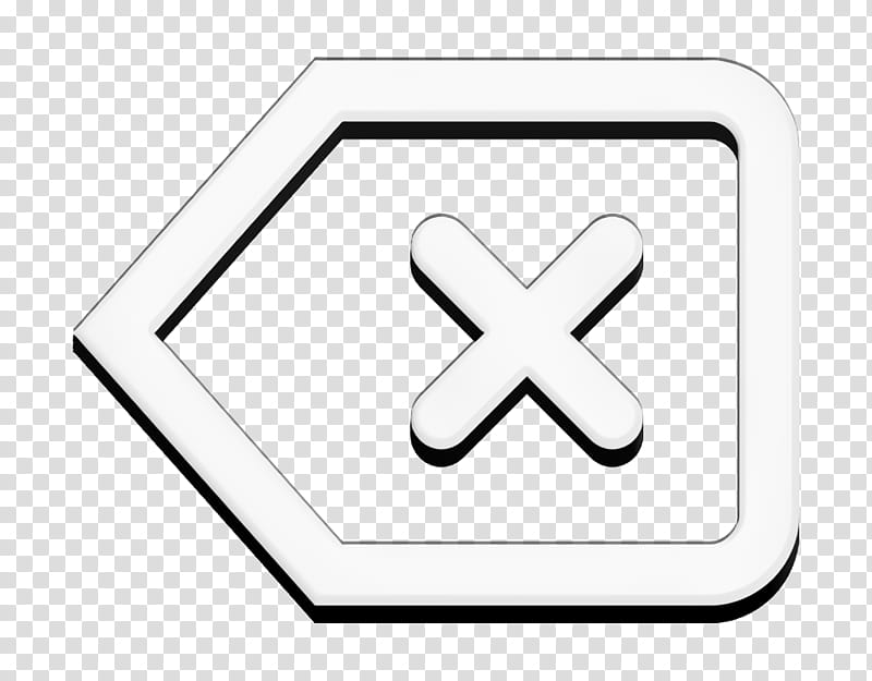 delete icon, Text, Symbol, Line, Line Art, Square, Circle, Cross, Logo, Rectangle transparent background PNG clipart