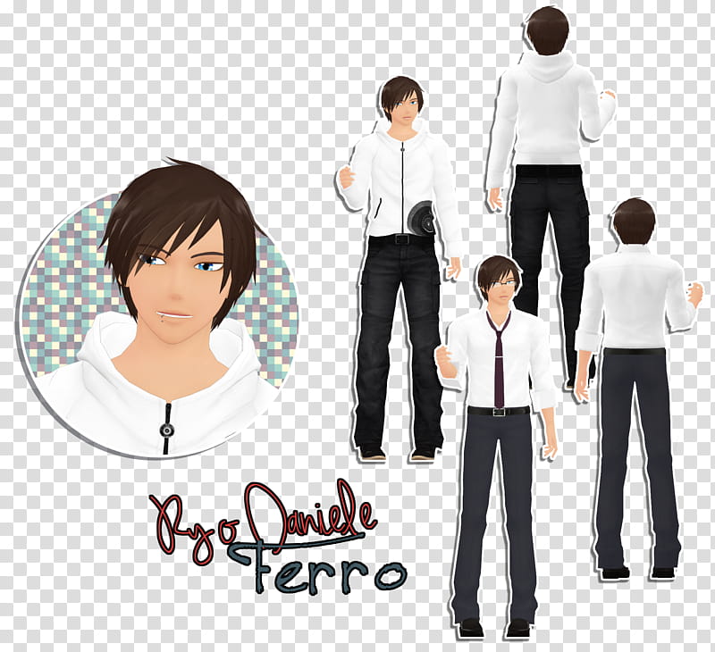 Original Character Ryo Daniele Ferro transparent background PNG clipart