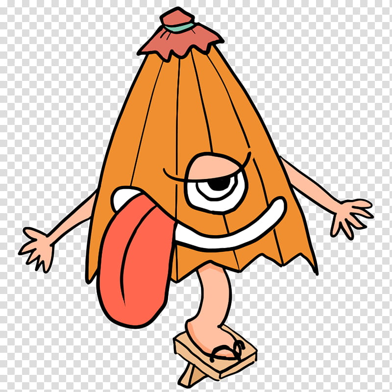 Orange, Kasaobake, Coloring Book, Kaidan, Rokurokubi, Spirit , Kamishibai, Suikawari transparent background PNG clipart