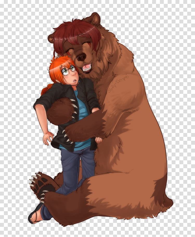 .: A Big Bear Hug:. transparent background PNG clipart