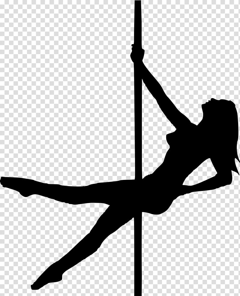 Dancer Silhouette, Pole Dance, Drawing, Pole Vault