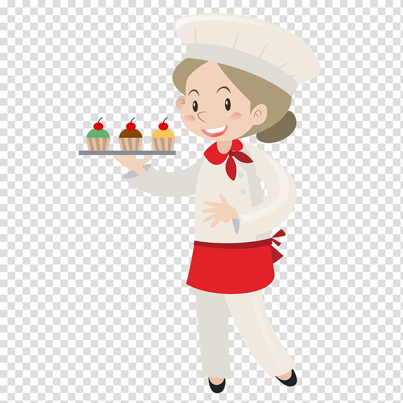 Chef Hat, Job, Waiter, Restaurant, Cartoon, Male, Finger, Headgear transparent background PNG clipart