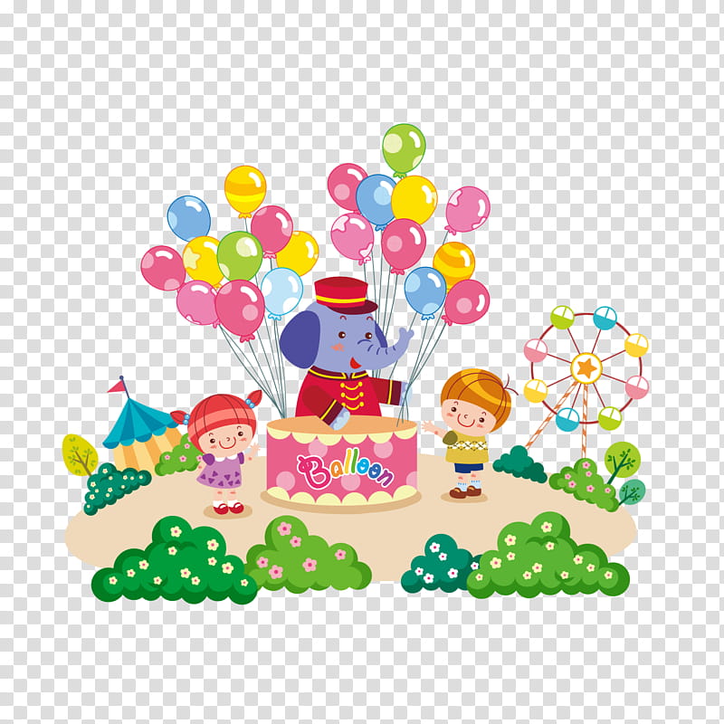 Party Poster, Amusement Park, Cartoon, Advertising, Ferris Wheel, Roller Coaster, Comics, Balloon transparent background PNG clipart