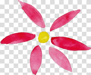 Pink Flower, Watercolor, Paint, Wet Ink, Crayon, Cuadro, Montagem, Paper transparent background PNG clipart thumbnail