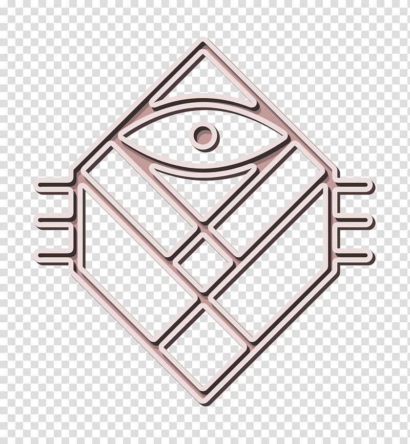 abstract icon bug icon eye icon, Geometric Icon, Polygon Icon, Line, Line Art, Triangle, Symbol transparent background PNG clipart