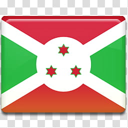 All in One Country Flag Icon, Burundi-Flag- transparent background PNG clipart