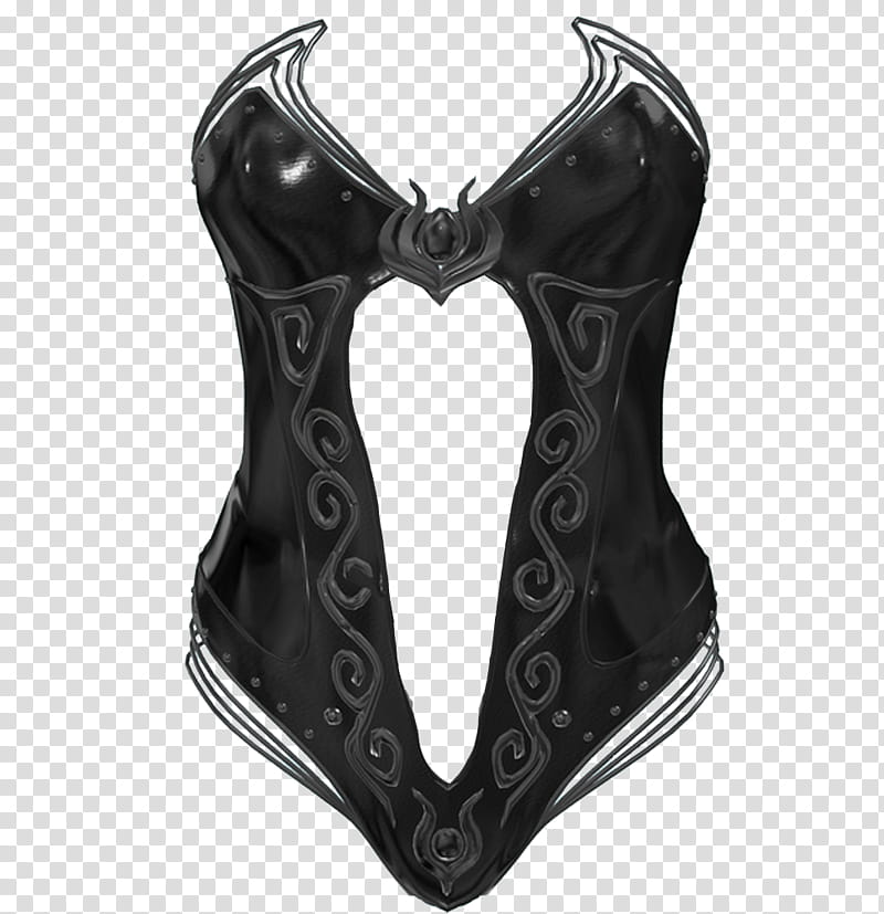 Costumes, black and gray floral one piece swimsuit art transparent background PNG clipart