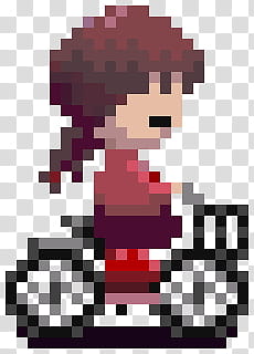 Yume Nikki Madotsuki Sprite Icons,   x transparent background PNG clipart