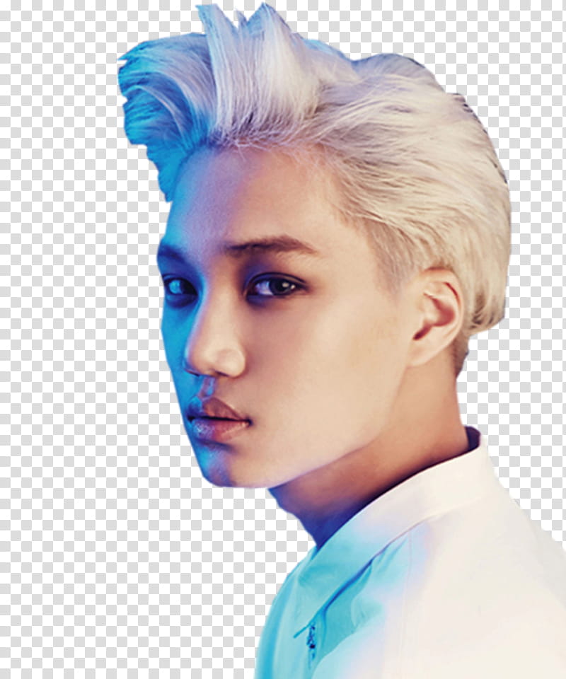 EXO Overdose, man wearing white collared top transparent background PNG clipart