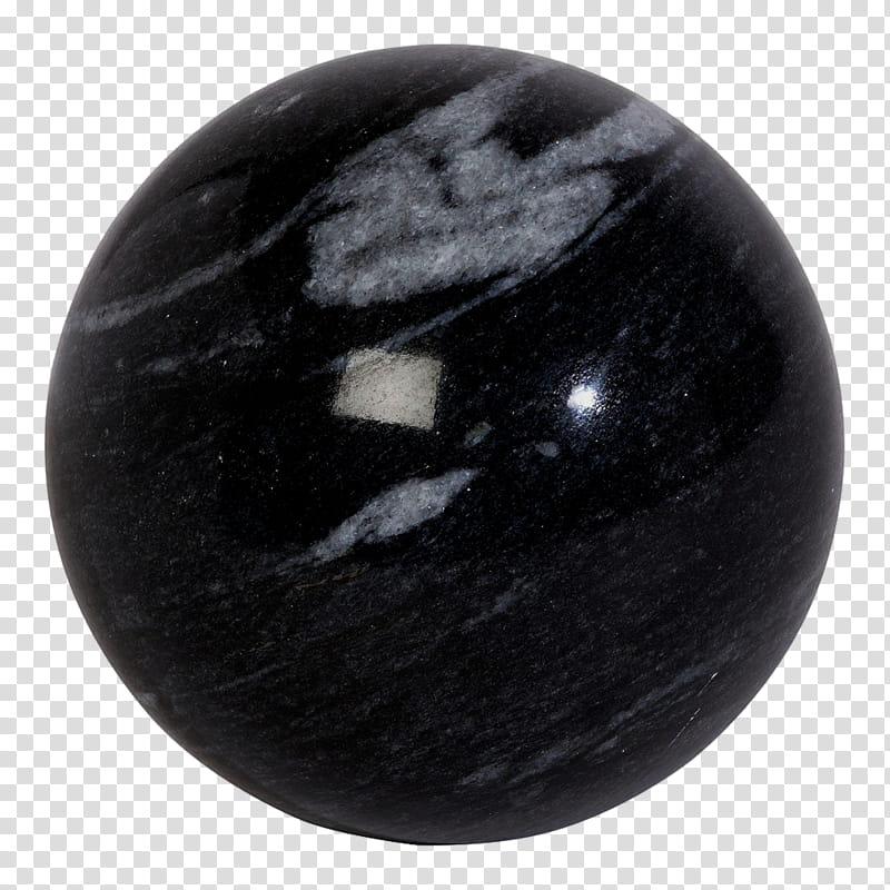 black marble ball transparent background PNG clipart