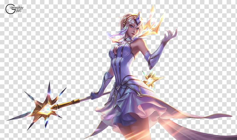 Elementalist Lux, female anime character illustration transparent background PNG clipart