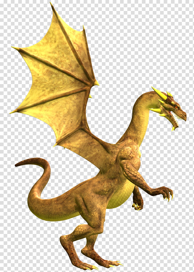 Golden Dragon transparent background PNG clipart