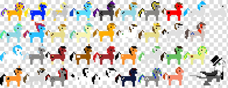 A LOT OF  BIT BRONIES!!! transparent background PNG clipart