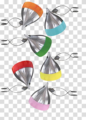 part5, several assorted-color hanging decors transparent background PNG clipart thumbnail