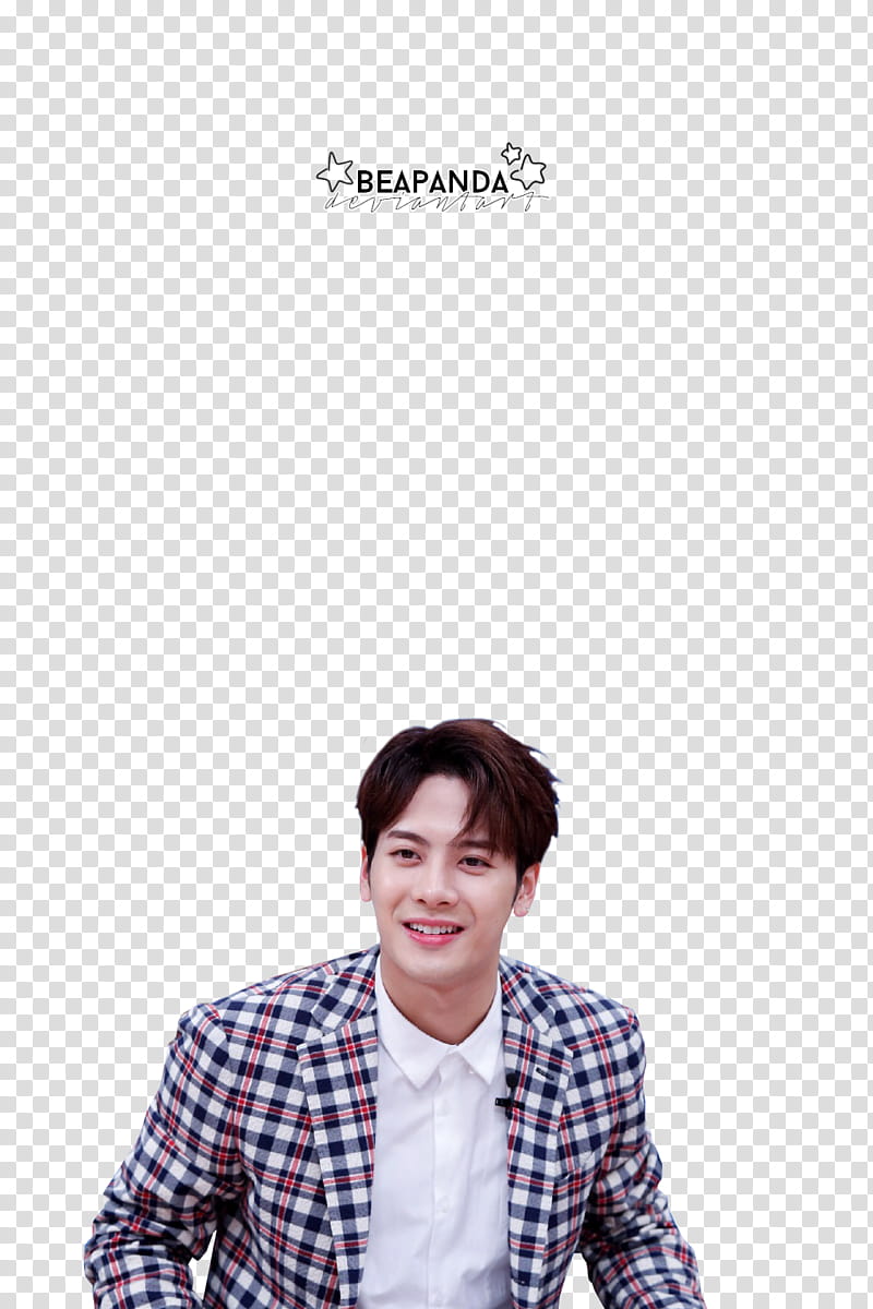Jackson GOT, smiling man posing for transparent background PNG clipart