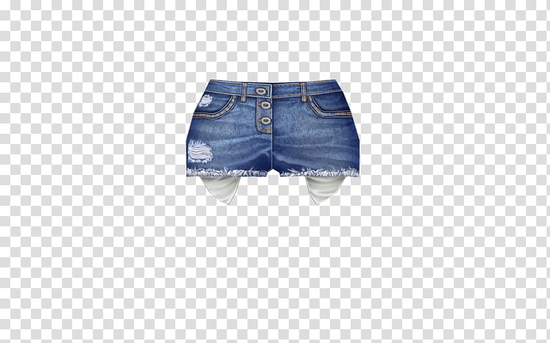 Blue jean shorts clearance png