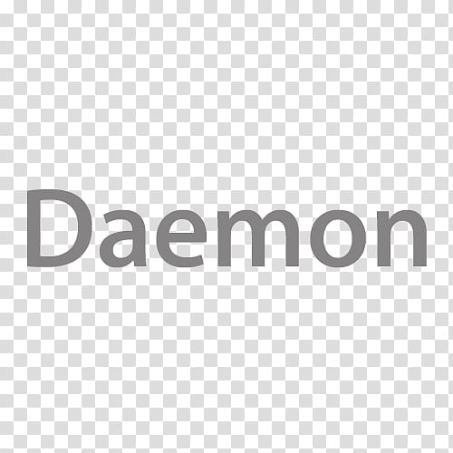 Krzp Dock Icons v  , Daemon, Daemon text overlay transparent background PNG clipart