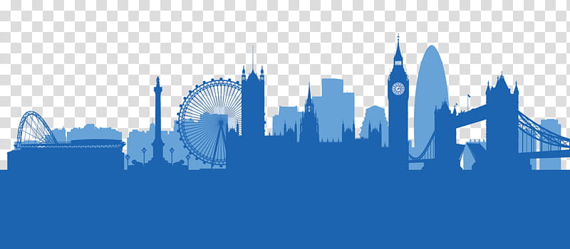 London Skyline Silhouette, Hotel, City Of London, England, Cityscape, Human Settlement, Daytime, Landmark transparent background PNG clipart
