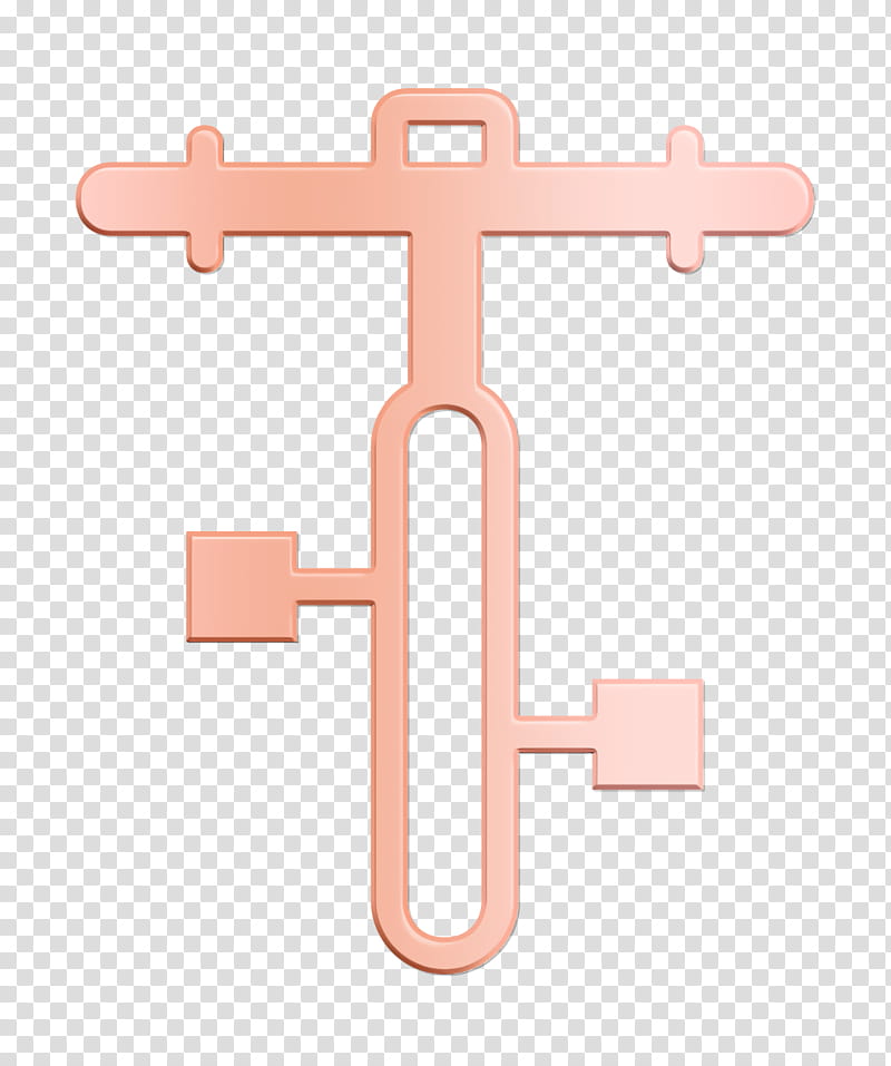 bicycle icon bike icon vehicles icon, Pink M, Line, Meter, Cross, Symbol, Religious Item transparent background PNG clipart