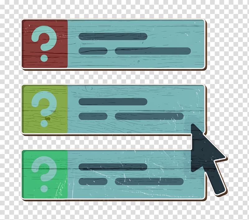 Questions icon E-Learning icon Help icon, Elearning Icon, Green, Rectangle transparent background PNG clipart